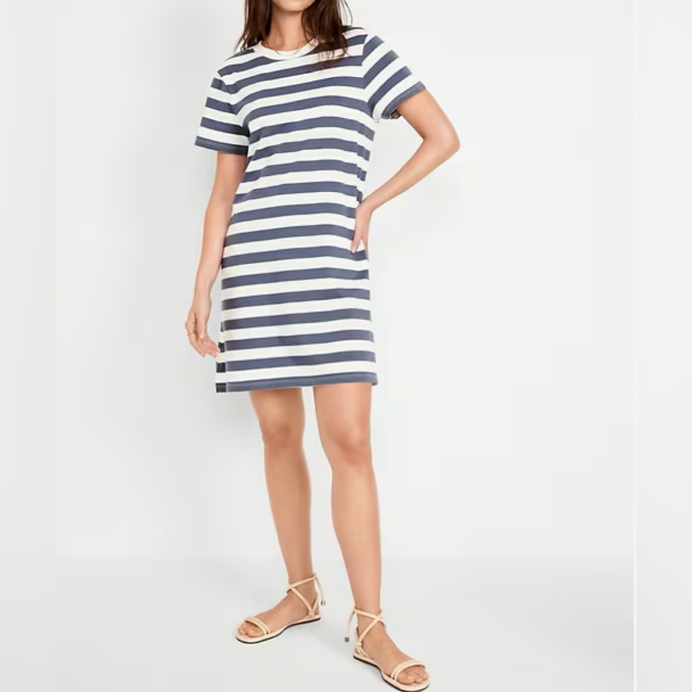 Old Navy Vintage  Crew Neck Mini Dress NWT!